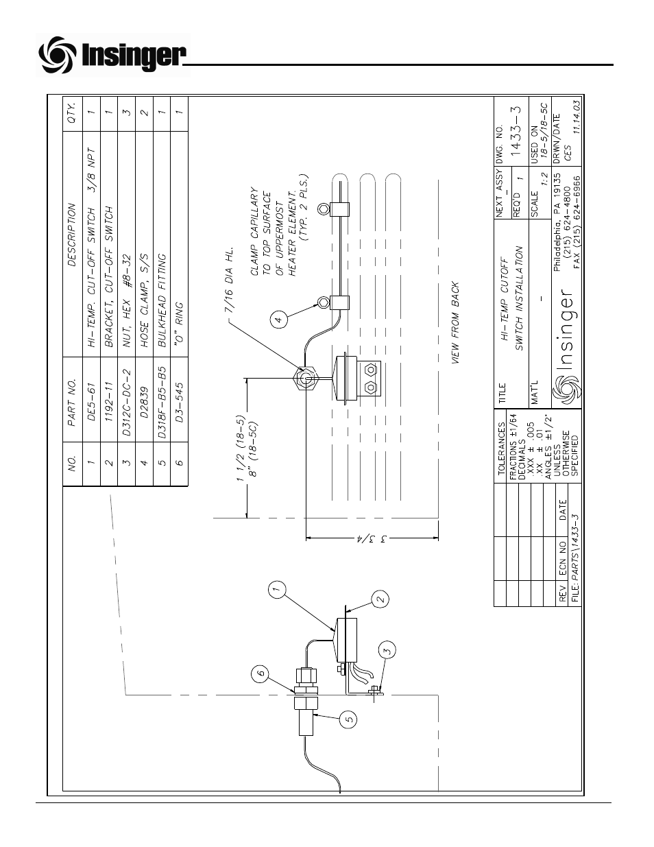 Insinger Commander 18-5 User Manual | Page 47 / 55