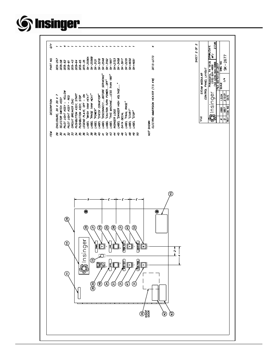 Insinger GalleyMaster Series User Manual | Page 47 / 81