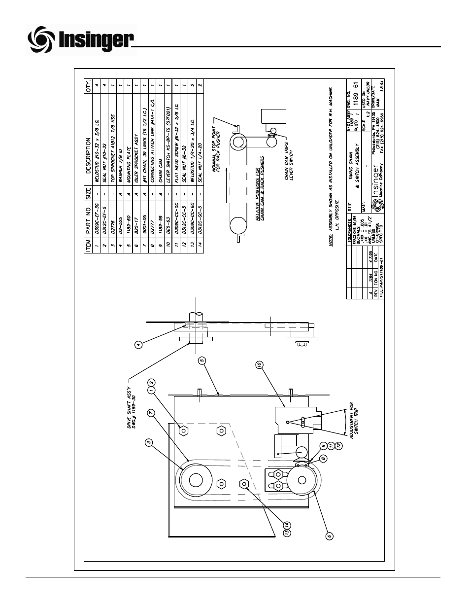 Insinger GalleyMaster Series User Manual | Page 61 / 81