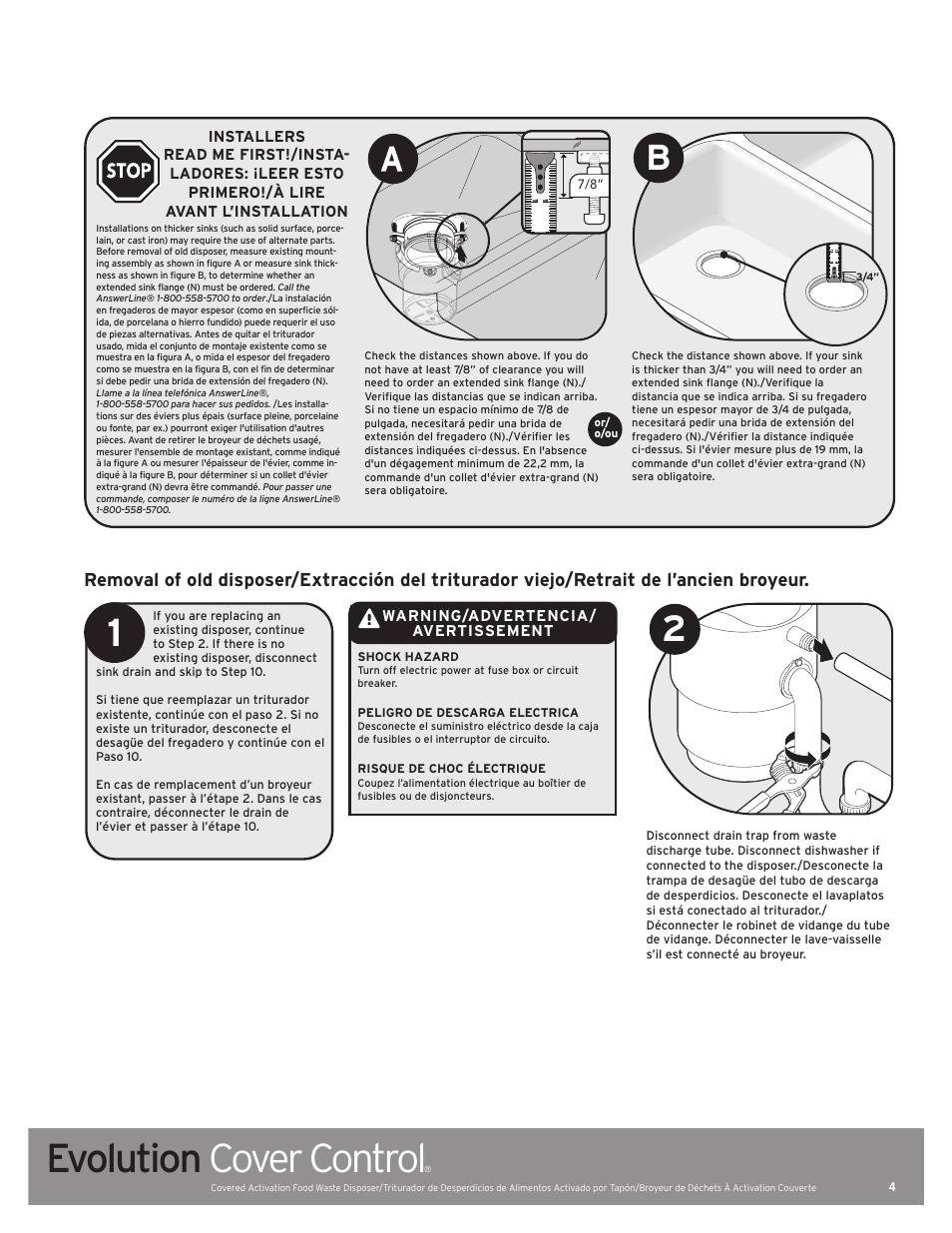 Evolution cover control | InSinkErator Evolution Cover Control User Manual | Page 4 / 16