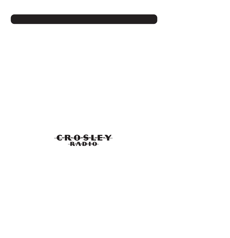 Warranty | Crosley CR-224 User Manual | Page 18 / 20
