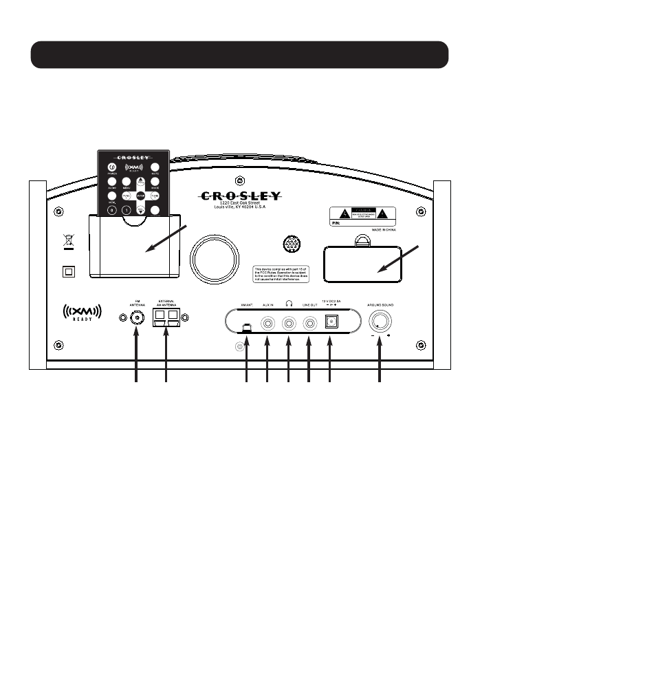 Connector locators, Getting started | Crosley CR-224 User Manual | Page 9 / 20