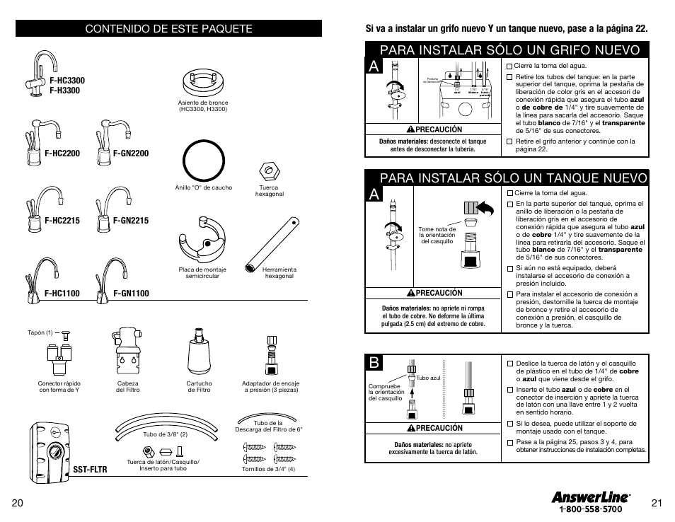 InSinkErator SST-FLTR Tank and Fliter System User Manual | Page 11 / 25
