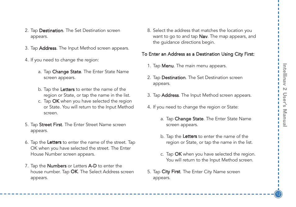Intellinav 2 User Manual | Page 14 / 52