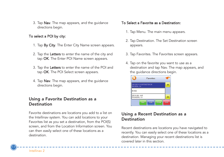 Intellinav 2 User Manual | Page 19 / 52