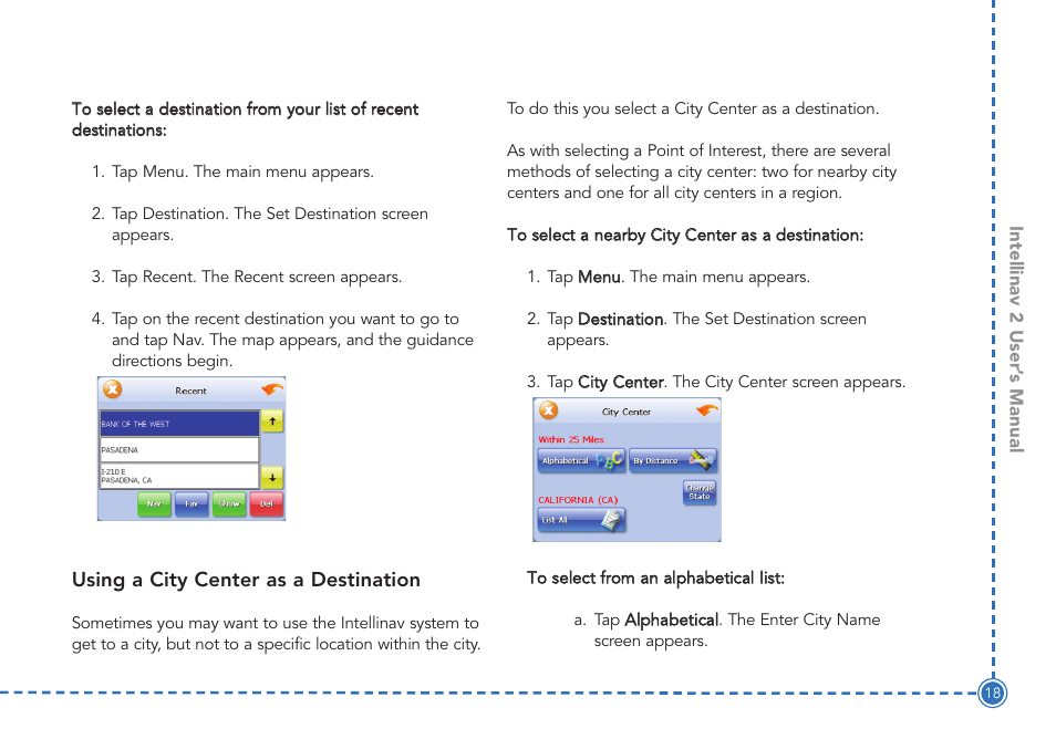 Intellinav 2 User Manual | Page 20 / 52