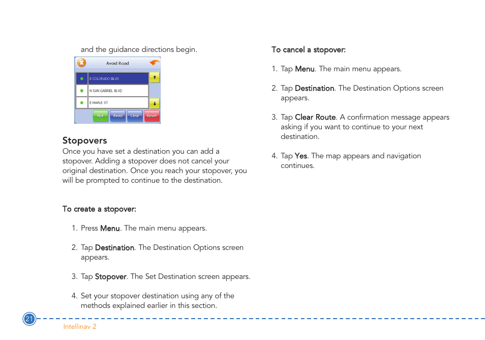 Intellinav 2 User Manual | Page 23 / 52