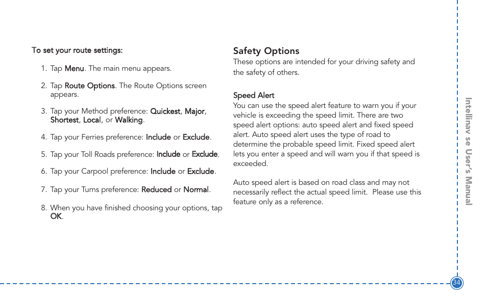 Intellinav SE User Manual | Page 36 / 60