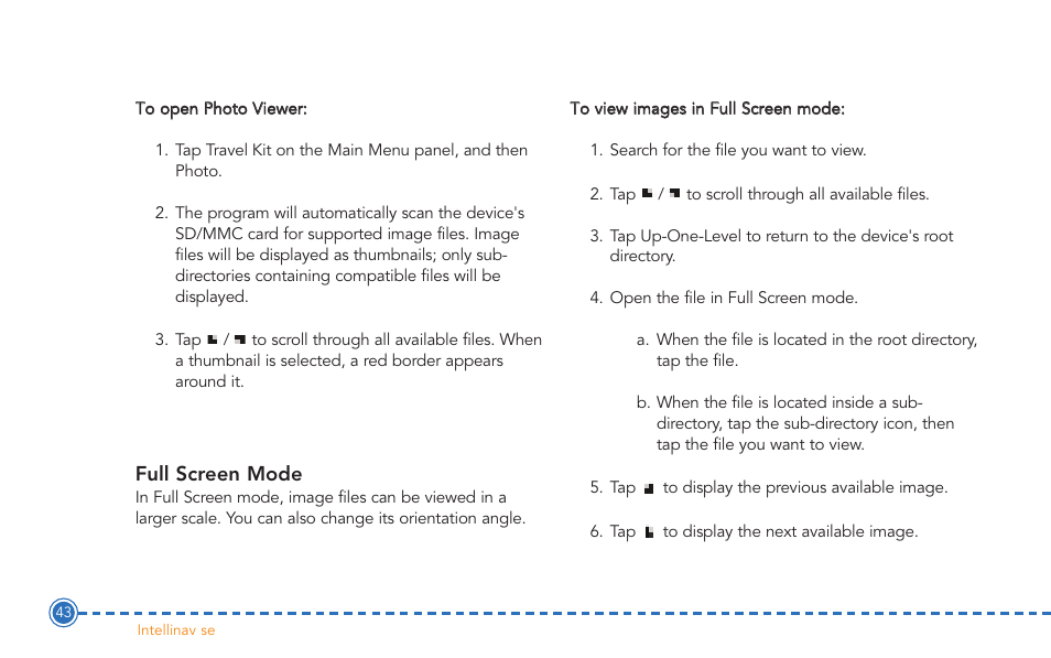 Intellinav SE User Manual | Page 45 / 60