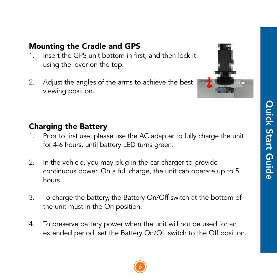 Quick start guide | Intellinav SE Quick Start User Manual | Page 8 / 26
