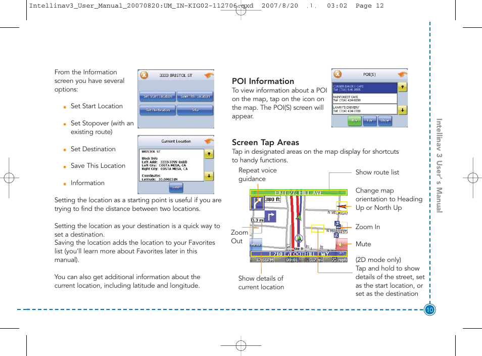 Intellinav 3 User Manual | Page 11 / 60
