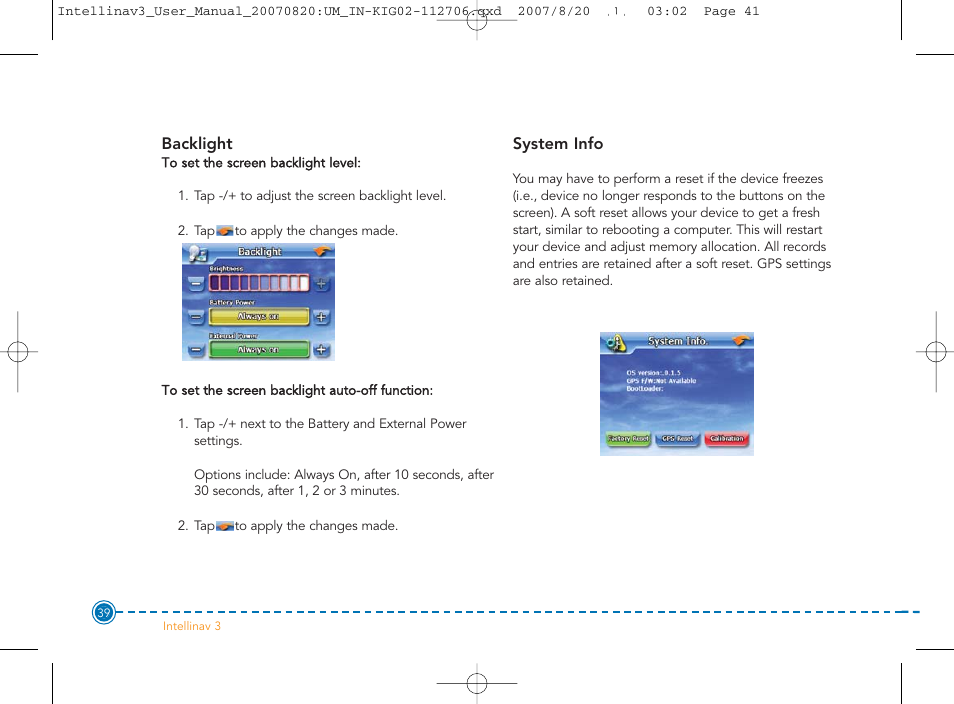Intellinav 3 User Manual | Page 40 / 60