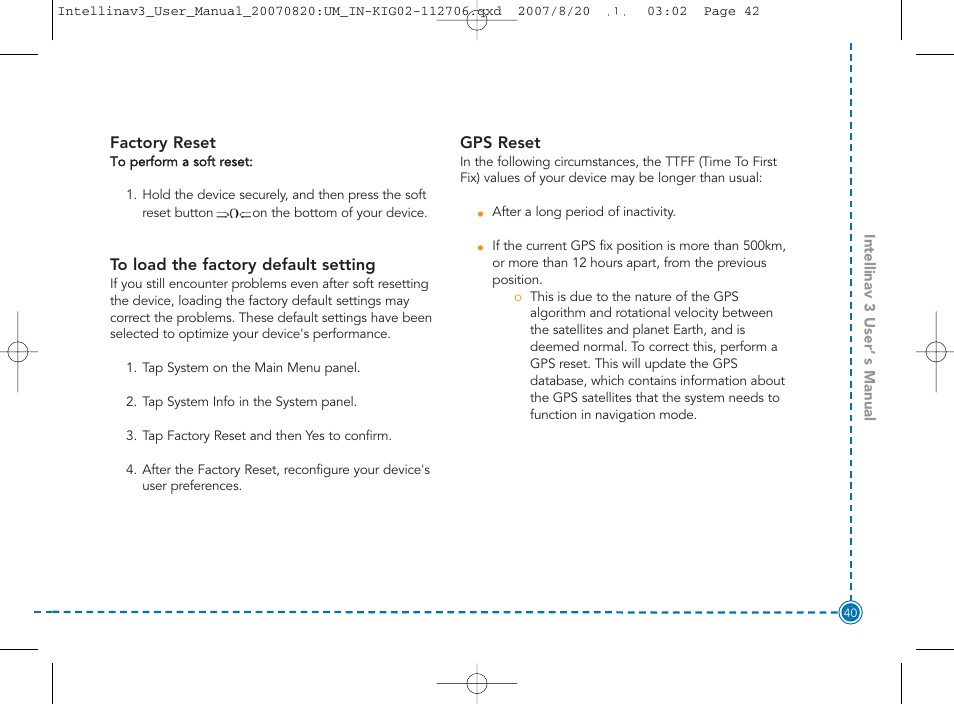 Intellinav 3 User Manual | Page 41 / 60