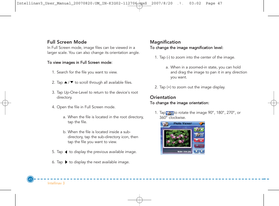 Intellinav 3 User Manual | Page 46 / 60
