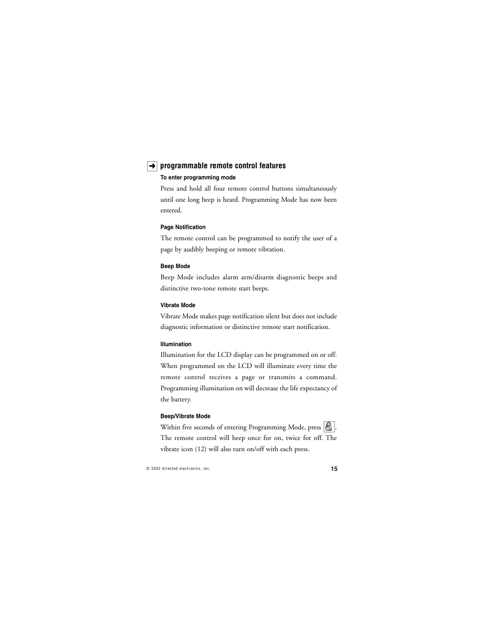 CLIFFORD RSIII User Manual | Page 18 / 53