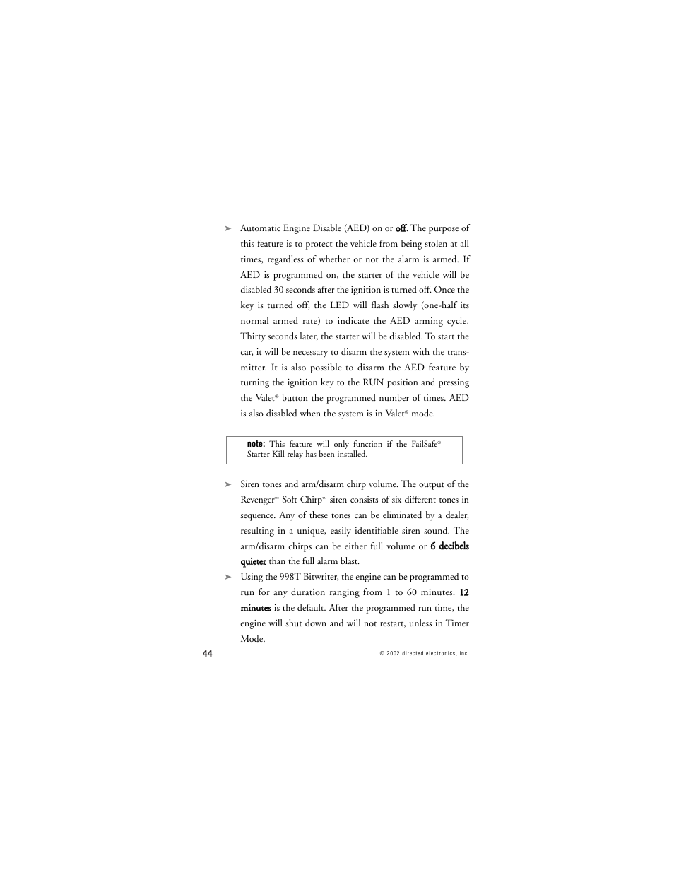CLIFFORD RSIII User Manual | Page 47 / 53