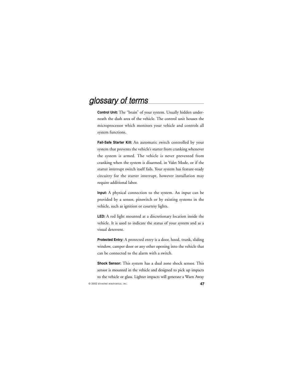 CLIFFORD RSIII User Manual | Page 50 / 53