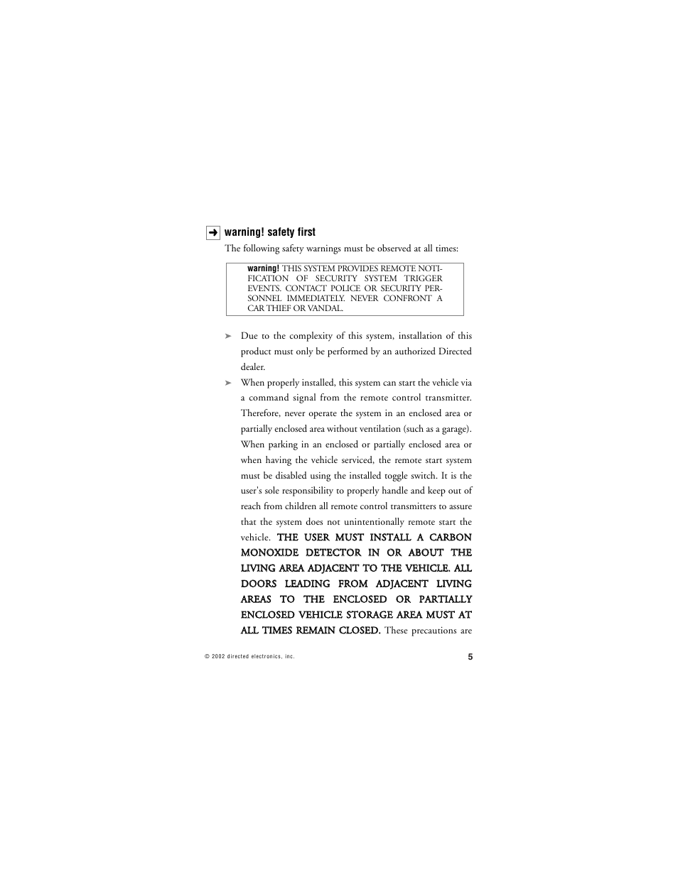 CLIFFORD RSIII User Manual | Page 8 / 53