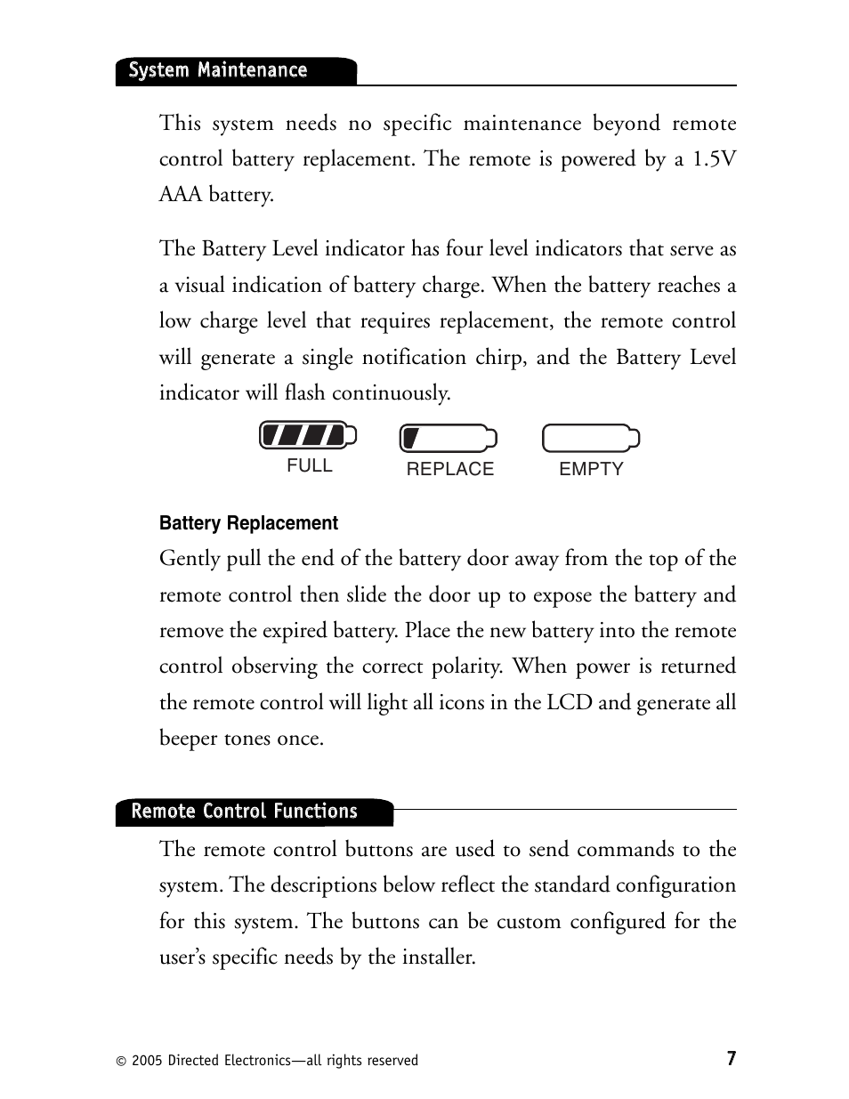 CLIFFORD Model RSX1.5 User Manual | Page 10 / 38