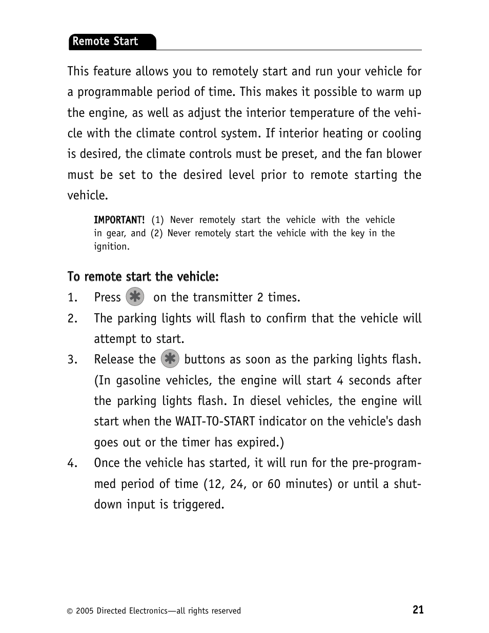 CLIFFORD Model RSX1.5 User Manual | Page 24 / 38