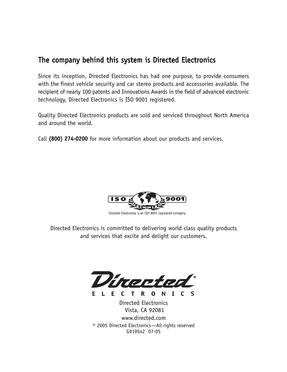 CLIFFORD Model RSX1.5 User Manual | Page 38 / 38