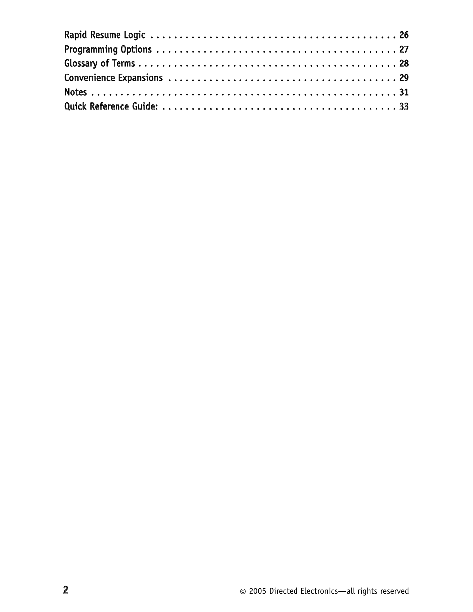CLIFFORD Model RSX1.5 User Manual | Page 5 / 38