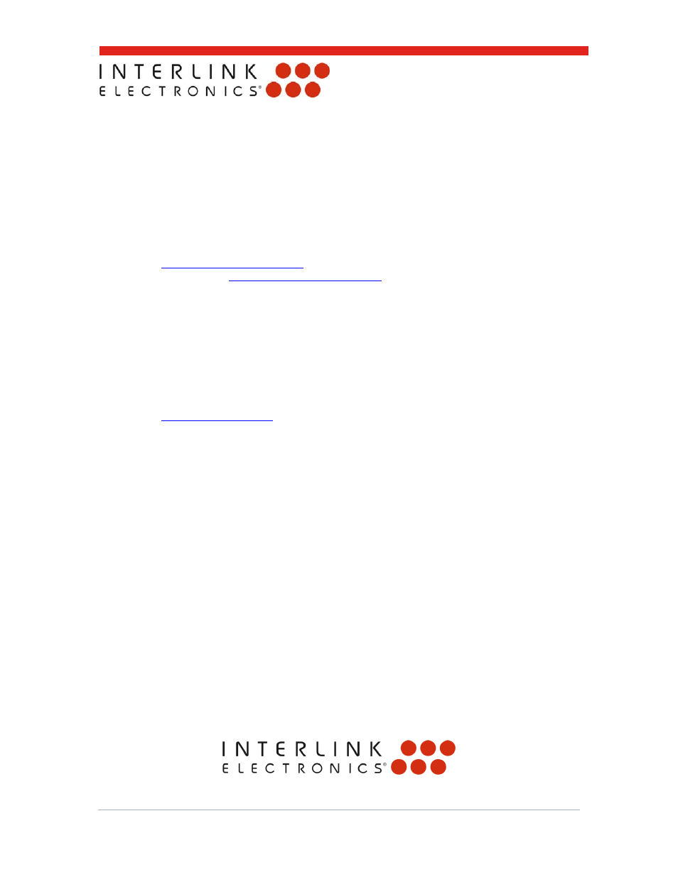 0 contact interlink electronics | Interlink Electronics MicroModule USB User Manual | Page 17 / 17