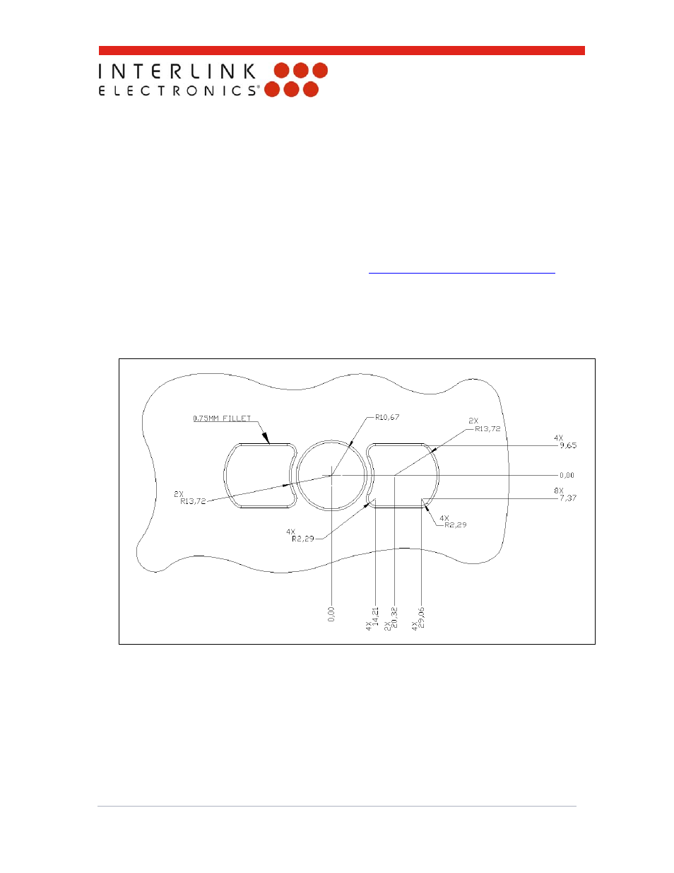 0 mounting, 1 suggested panel cut-out | Interlink Electronics MicroModule USB User Manual | Page 7 / 17