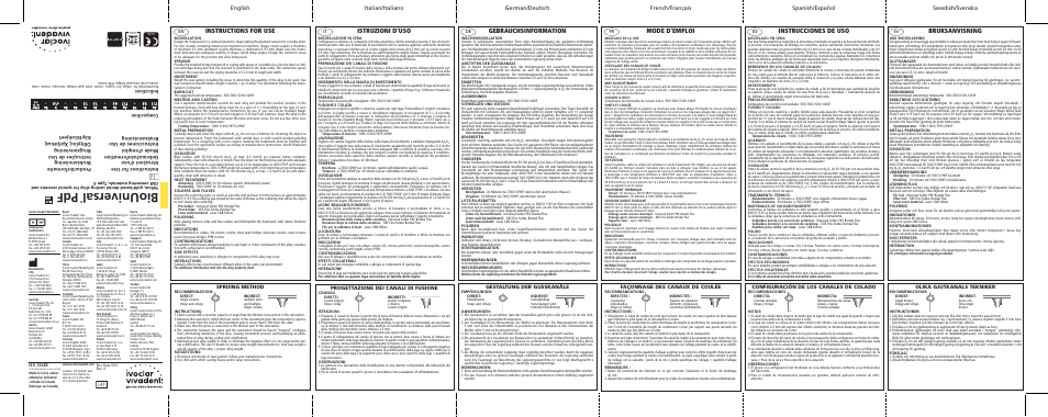 Ivoclar Vivadent BioUniversal PdF User Manual | 2 pages