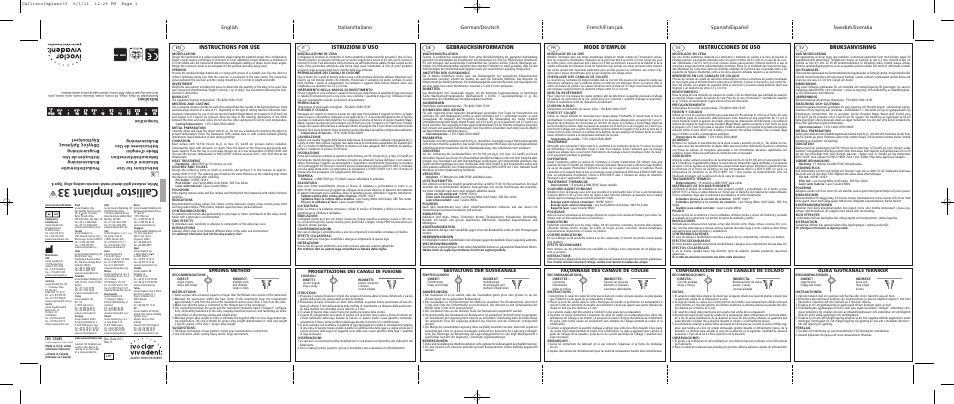 Ivoclar Vivadent Callisto Implant 33 User Manual | 2 pages