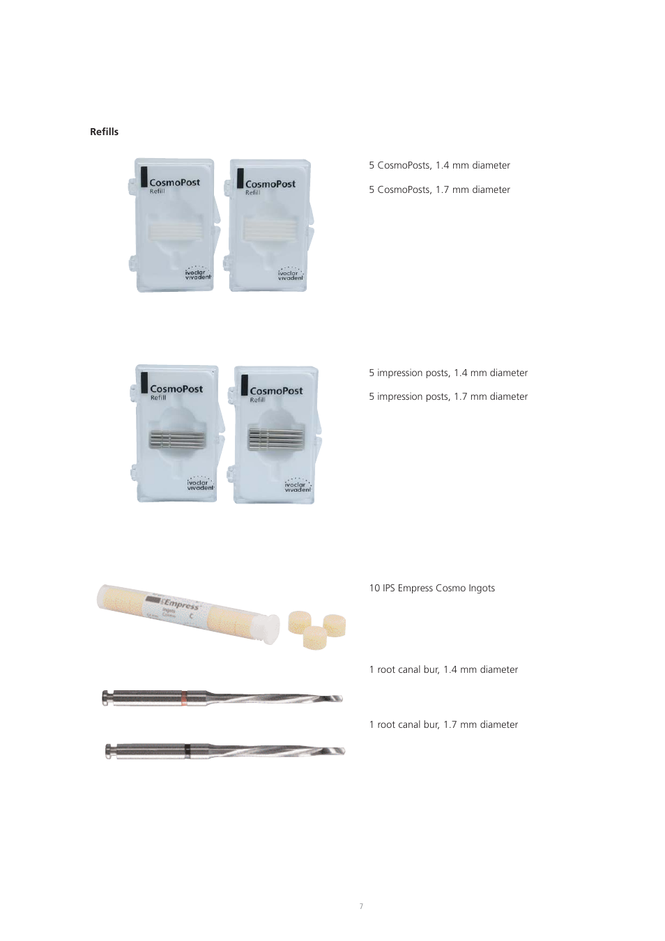 Ivoclar Vivadent CosmoPost User Manual | Page 7 / 24