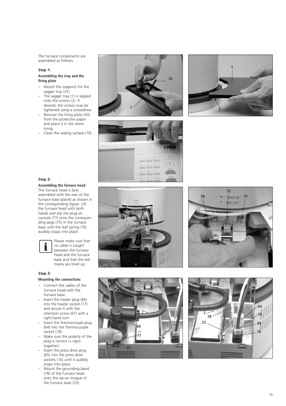 Ivoclar Vivadent EP 600 User Manual | Page 15 / 36