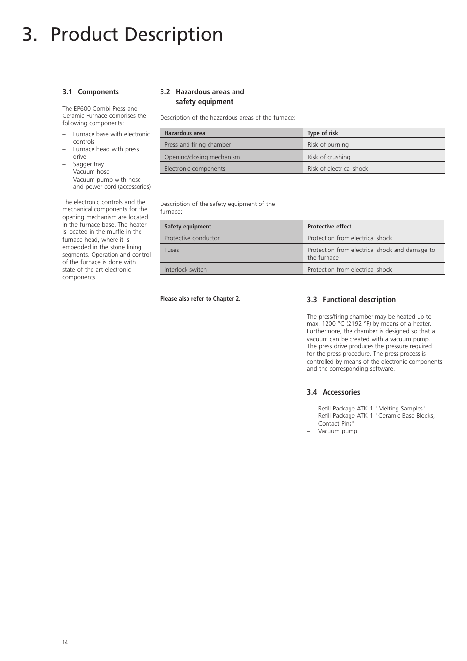 Product description | Ivoclar Vivadent EP 600 Combi User Manual | Page 14 / 40