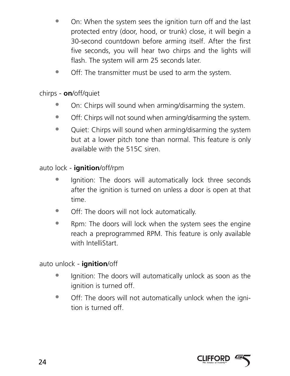 CLIFFORD Arrow 5.1 User Manual | Page 27 / 38