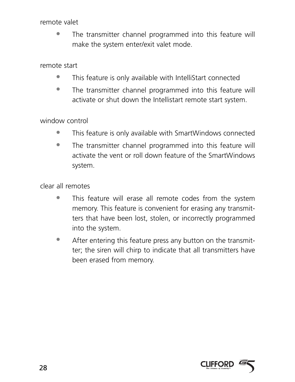 CLIFFORD Arrow 5.1 User Manual | Page 31 / 38