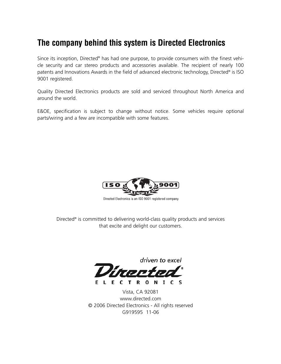 CLIFFORD Arrow 5.1 User Manual | Page 38 / 38