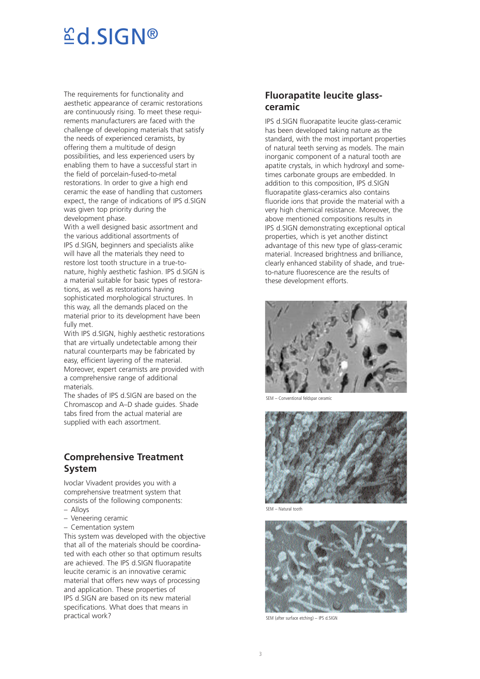D.sign, Ip s | Ivoclar Vivadent IPS d.SIGN User Manual | Page 3 / 68