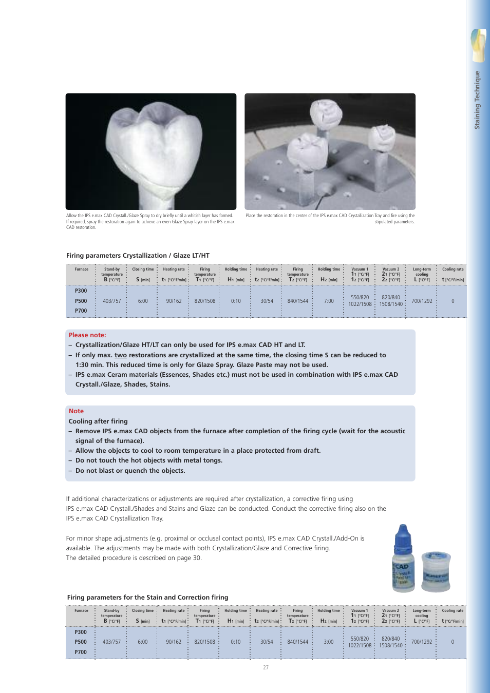 Ivoclar Vivadent IPS e.max CAD Labside User Manual | Page 27 / 68