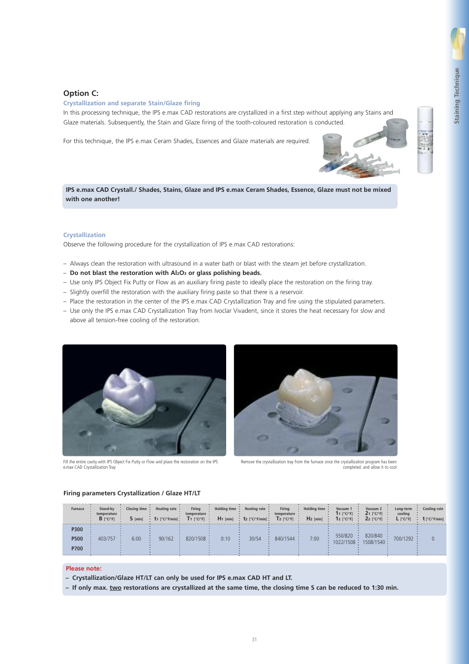 Option c | Ivoclar Vivadent IPS e.max CAD Labside User Manual | Page 31 / 68