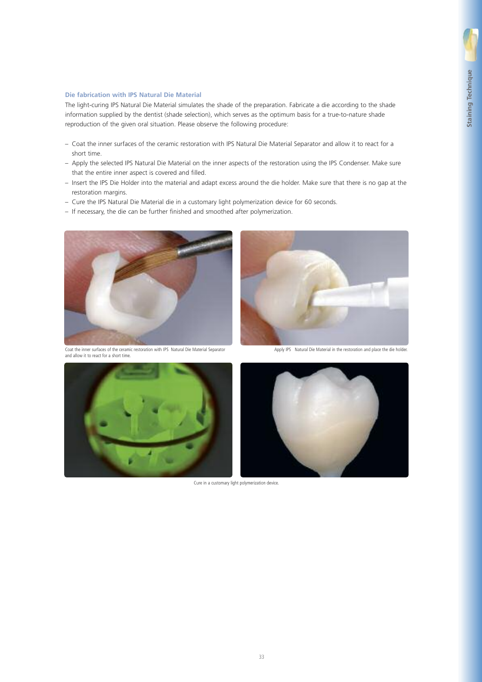 Ivoclar Vivadent IPS e.max CAD Labside User Manual | Page 33 / 68