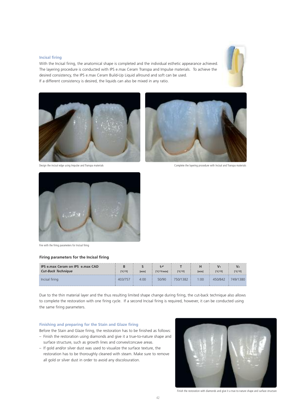 Ivoclar Vivadent IPS e.max CAD Labside User Manual | Page 42 / 68
