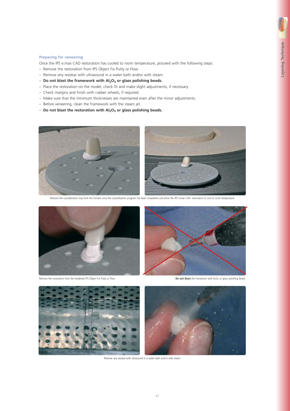 Ivoclar Vivadent IPS e.max CAD Labside User Manual | Page 47 / 68