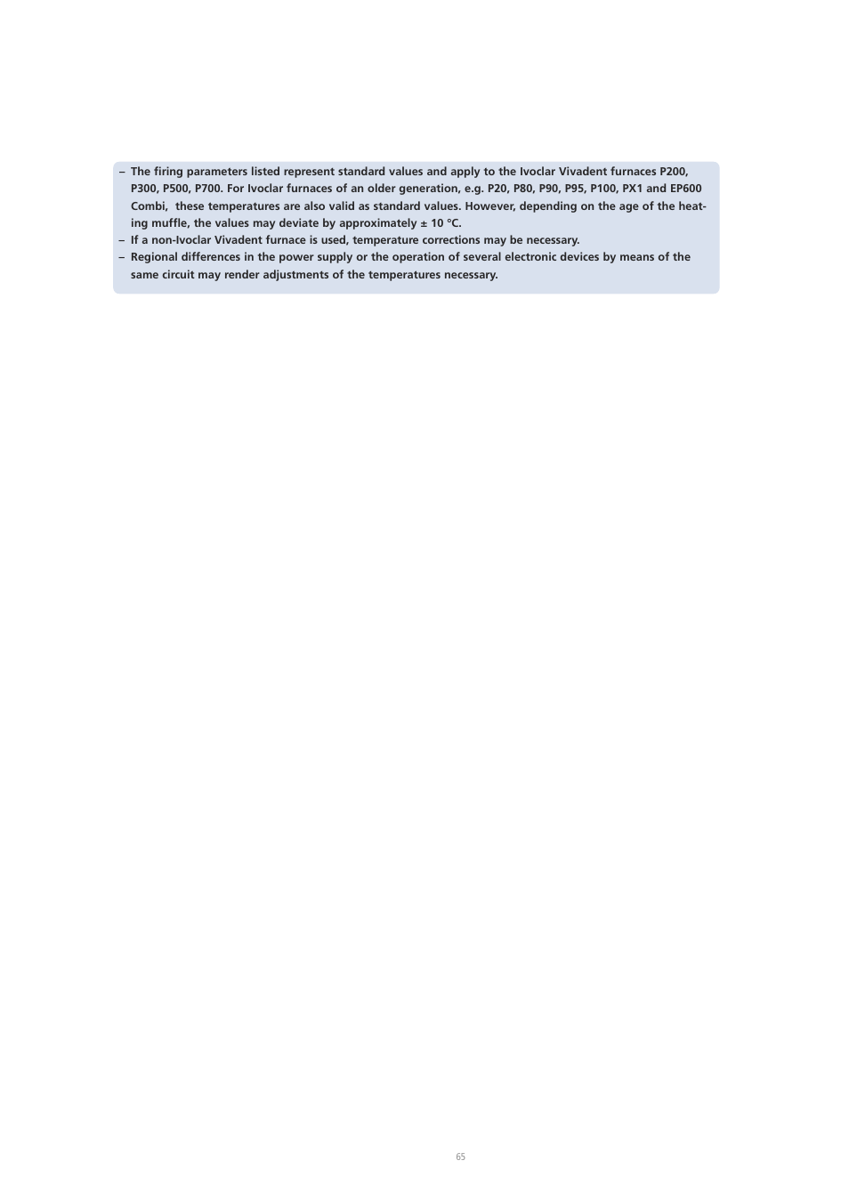 Ivoclar Vivadent IPS e.max CAD Labside User Manual | Page 65 / 68