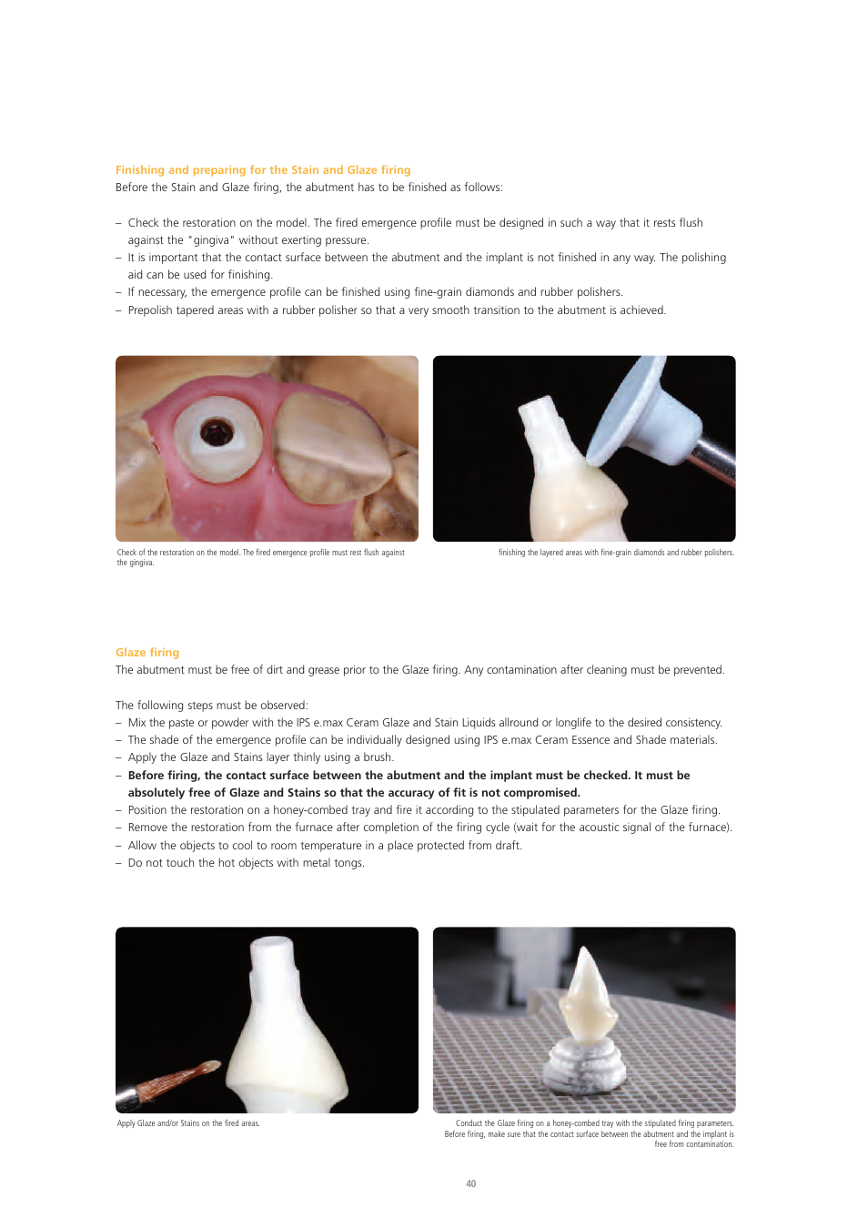 Ivoclar Vivadent IPS e.max Ceram User Manual | Page 40 / 72