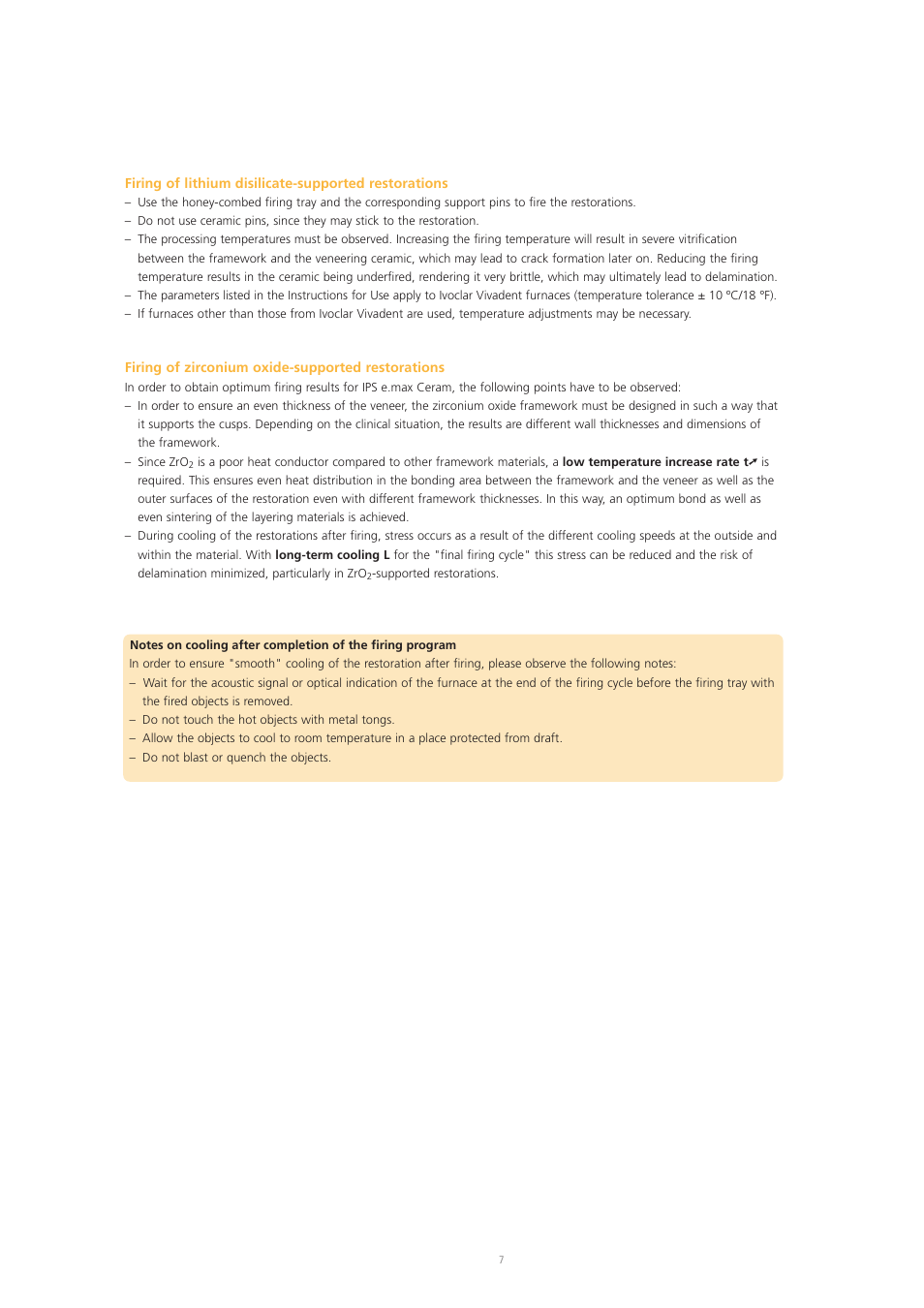 Ivoclar Vivadent IPS e.max Ceram User Manual | Page 7 / 72