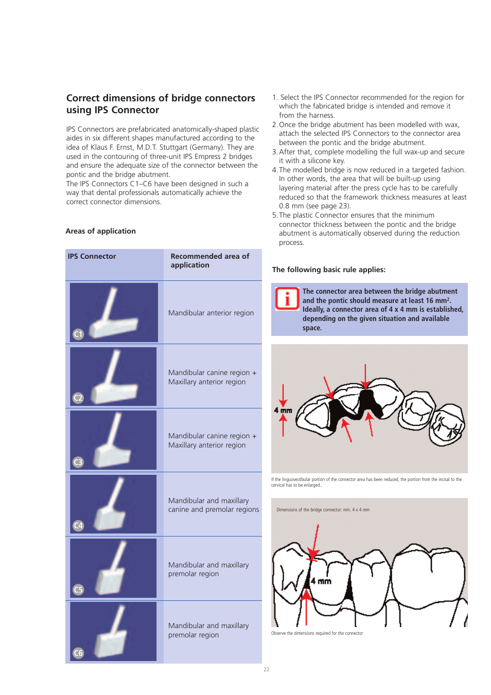 Ivoclar Vivadent IPS Eris for E2 User Manual | Page 22 / 48