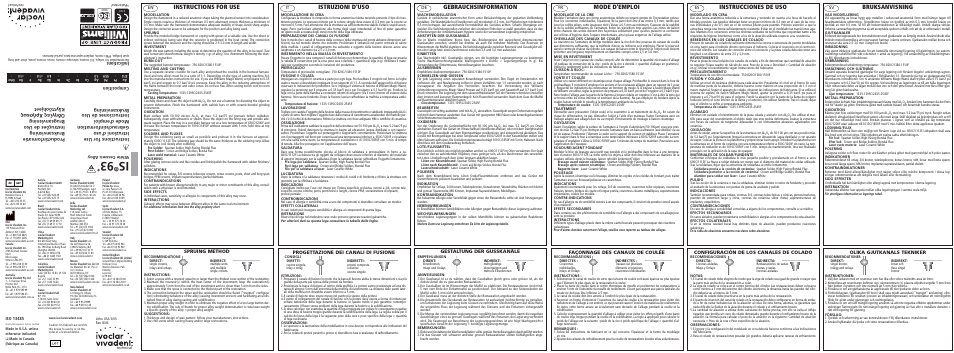 Ivoclar Vivadent IS 93 User Manual | 2 pages