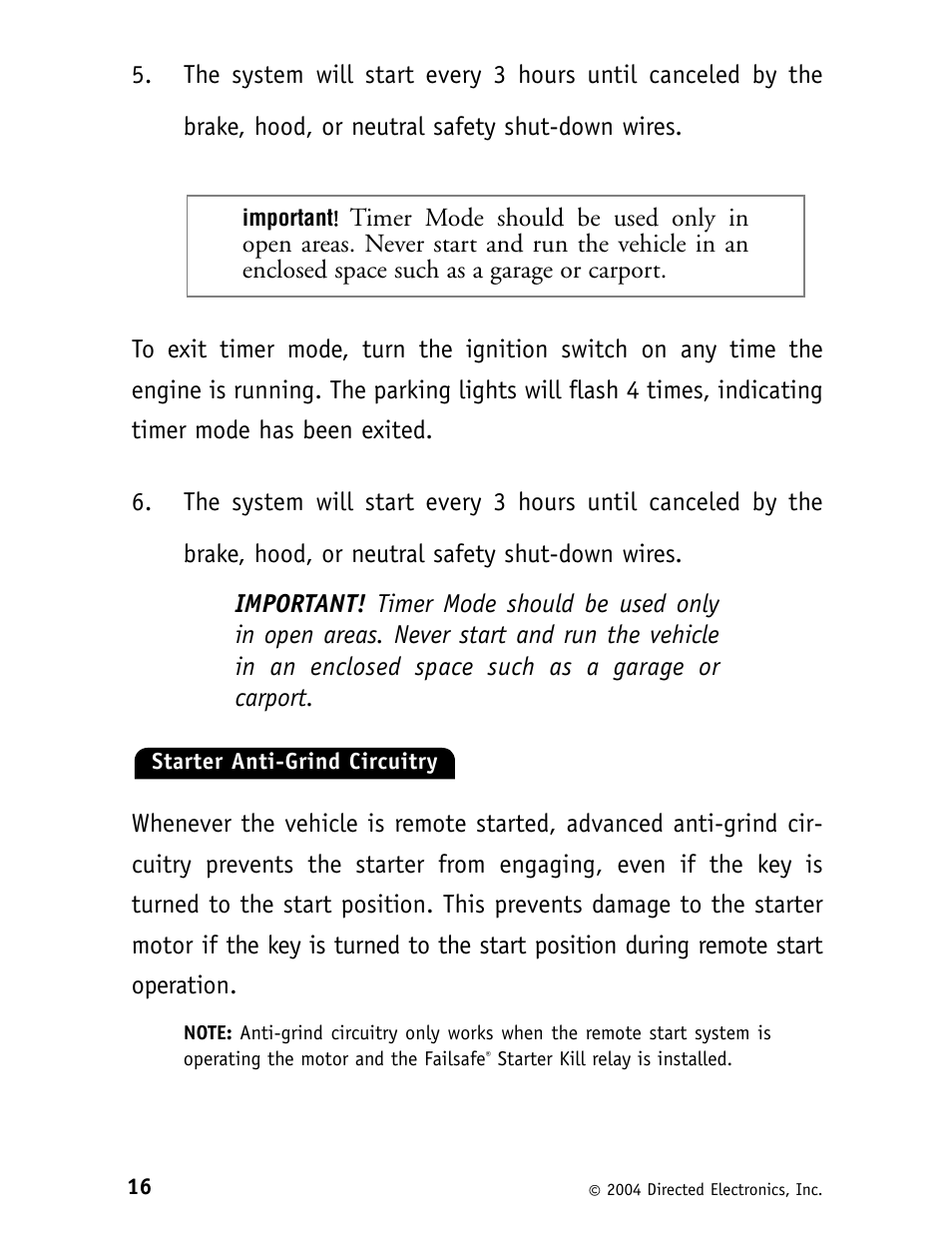 CLIFFORD 562C User Manual | Page 20 / 30