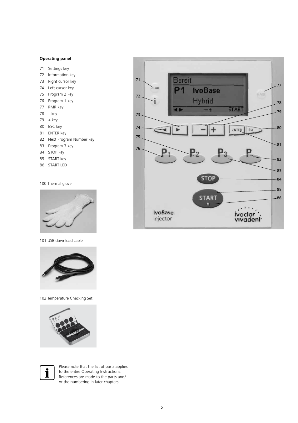 Ivoclar Vivadent IvoBase Injector User Manual | Page 5 / 28