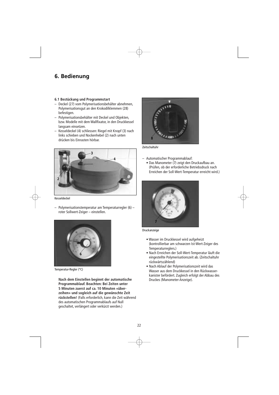 Bedienung | Ivoclar Vivadent Ivomat IP3 User Manual | Page 22 / 64